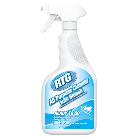 Intercon Chemical RTG ALL PURPOSE CLEANER WITH BLEACH; 6x34 oz., 6PK FICCB-QS-6X34-RAPC